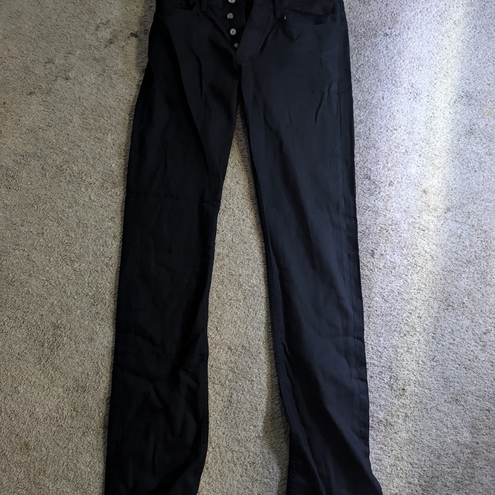 Gustin Black High-Waisted Pants Size 32 32